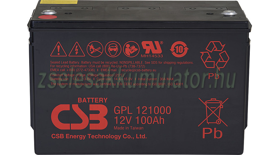 Аккумулятор wbr gpl 121000